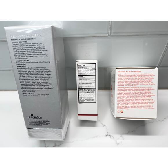 LOT OF 3: SkinMedica Neck Correct Cream, elta MD Sunscreen, Bio-Oil Dry Skin Gel - Picture 5 of 5